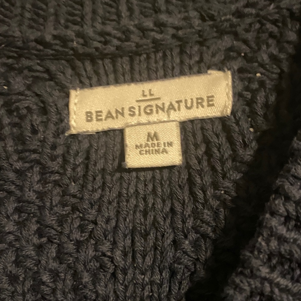 Original LL Bean cable knit sweater . Only worn a few times